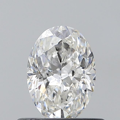 0.59 carat F-SI1 Natūralus Oval Deimantas (1)