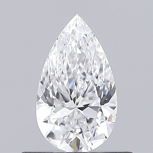 0.4 carat D-VVS2 Natūralus Pear Deimantas (1)