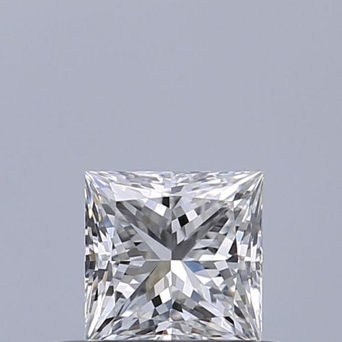 0.4 carat D-VVS1 Natūralus Princess Deimantas (1)