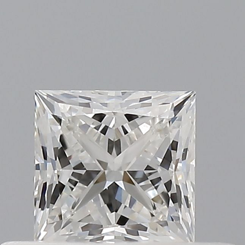 0.4 carat F-VVS2 Natūralus Princess Deimantas (1)
