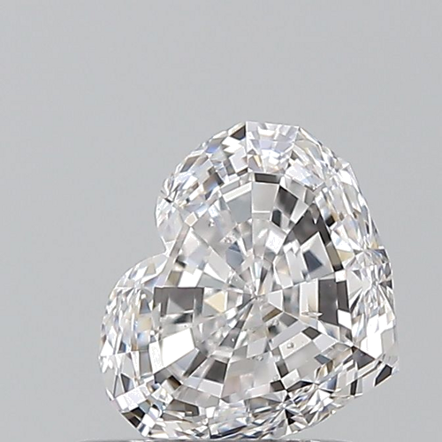 1.0 carat F-SI1 Natūralus Heart Deimantas (1)