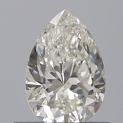 0.51 carat I-VVS1 Natūralus Pear Deimantas (1)