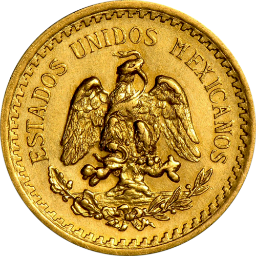 2.5 Pesos Miguel Hidalgo Mexico (1918-1948) gold coin (2)