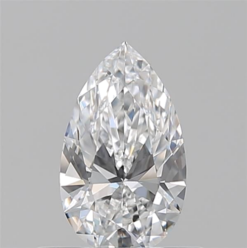 0.5 carat E-VVS2 Natūralus Pear Deimantas (1)