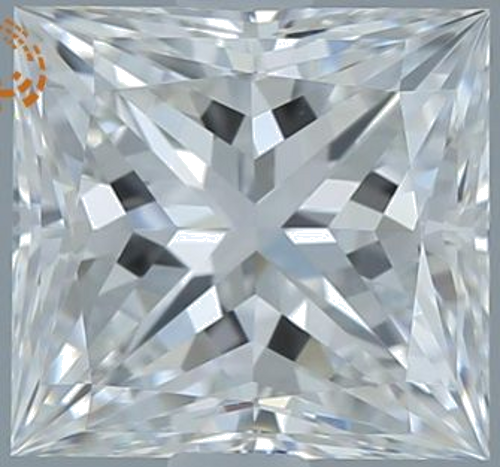 1.04 carat E-VS1 Natūralus Princess Deimantas (1)
