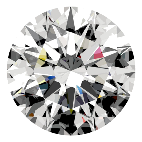 0.33 carat D-VVS2 Excellent cut Natūralus Round Deimantas (1)