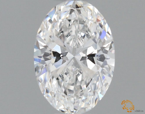 0.51 carat E-VS2 Natūralus Oval Deimantas (1)