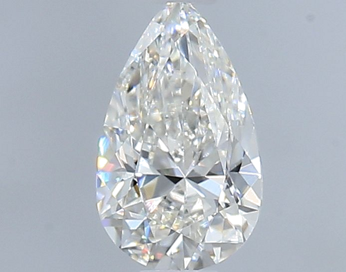 0.3 carat G-VVS2 Natūralus Pear Deimantas (1)