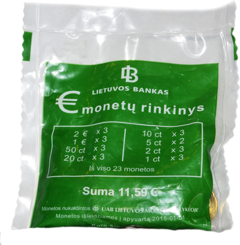 2015 Lietuva Euro monetų Starter kit (1)
