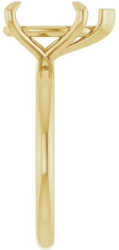 Sužadėtuvių Žiedas „Claw-Prong Solitaire“ 14k yellow gold Pear 12mm x 7.5mm (4)