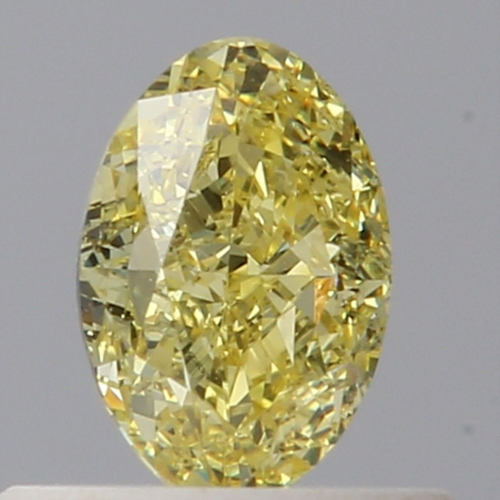 0.51 carat Fancy Intense Yellow-VS1 Natūralus Oval Deimantas (1)