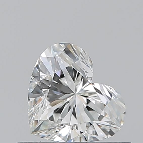 0.51 carat H-VS1 Natūralus Heart Deimantas (1)