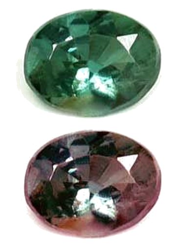 0.13 carat GREEN Oval Alexandrite (1)