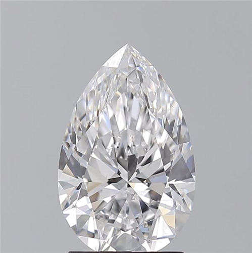 2.01 carat D-SI1 Natūralus Pear Deimantas (1)