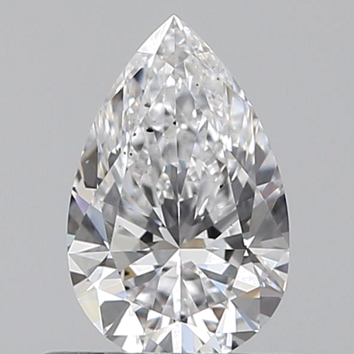 0.5 carat D-SI1 Natūralus Pear Deimantas (1)