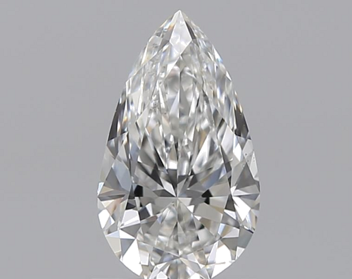 0.7 carat F-VS2 Natūralus Pear Deimantas (1)