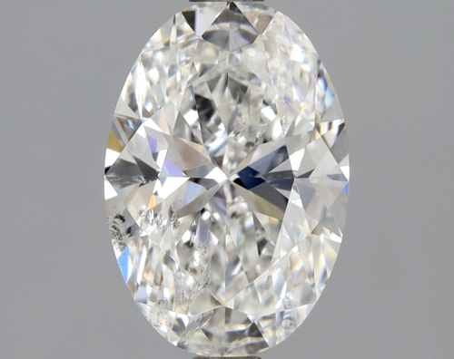 1.5 carat G-SI2 Natūralus Oval Deimantas (1)