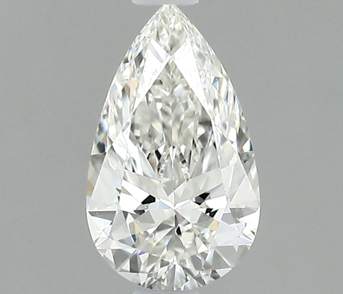 0.6 carat H-VVS2 Natūralus Pear Deimantas (1)
