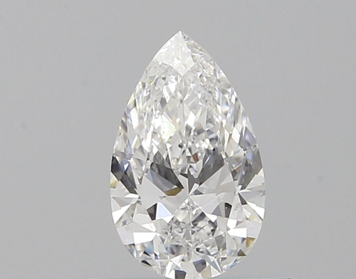 0.5 carat D-VS1 Natūralus Pear Deimantas (1)
