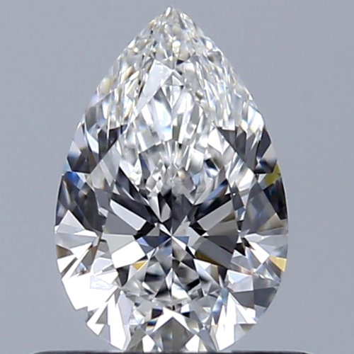 0.52 carat E-VS2 Natūralus Pear Deimantas (1)