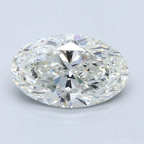 1.8 carat I-SI2 Natūralus Oval Deimantas (1)
