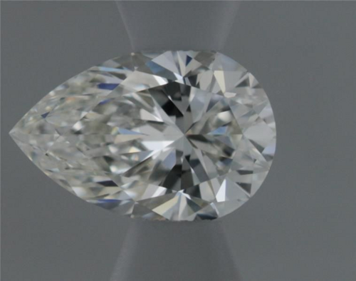 0.3 carat H-VVS1 Natūralus Pear Deimantas (1)