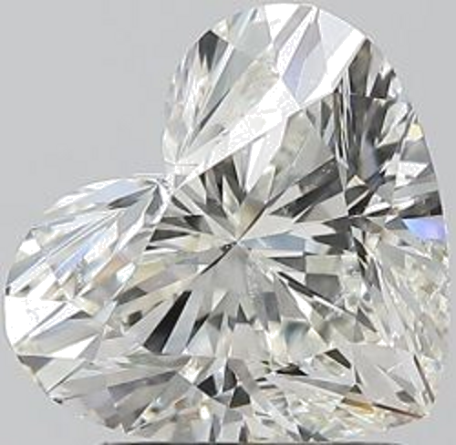 1.62 carat J-SI2 Natūralus Heart Deimantas (1)