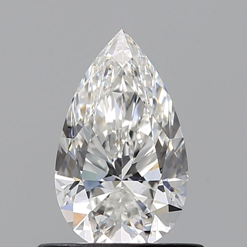 0.66 carat F-VS1 Natūralus Pear Deimantas (1)