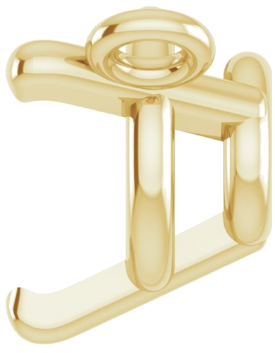 Pakabukas „Round 3-Prong“ 585 Geltonojo Aukso Round 5mm (3)