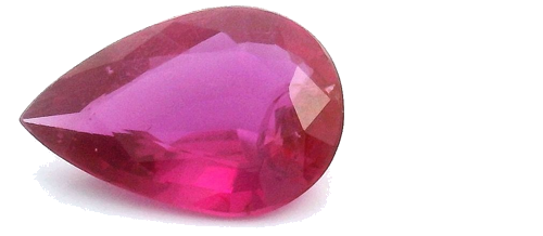 0.54 carat RED Pear Rubinas (1)