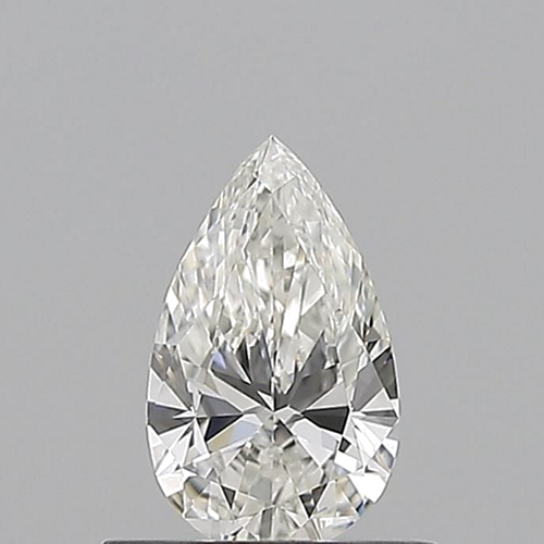 0.51 carat G-VVS2 Natūralus Pear Deimantas (1)