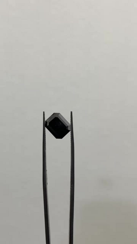 5.08 carat Fancy Black-VVS2 Natūralus Emerald Deimantas (1)