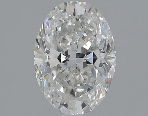 1.5 carat G-SI2 Natūralus Oval Deimantas (1)
