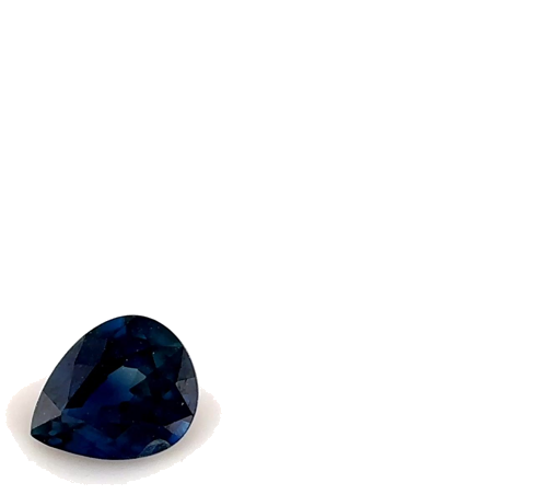 0.38 carat BLUE Pear Safyras (1)