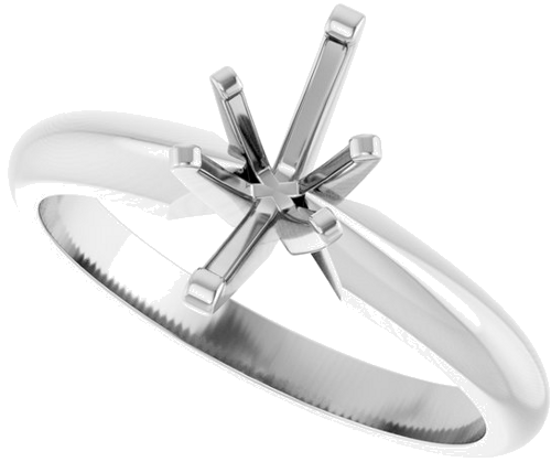 Sužadėtuvių Žiedas „Solitaire“ 14k white gold Marquise 8.5mm x 4.5mm (5)