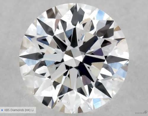 0.27 carat E-SI1 Excellent cut Natūralus Round Deimantas (1)