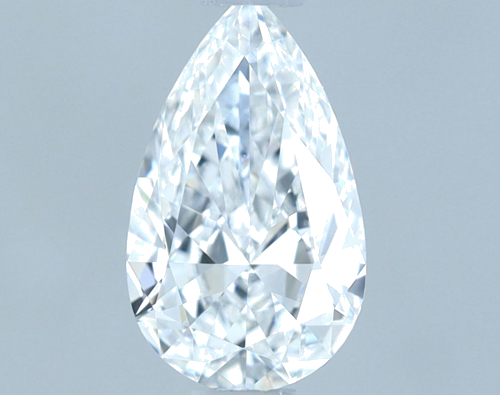 0.5 carat E-VVS2 Natūralus Pear Deimantas (1)