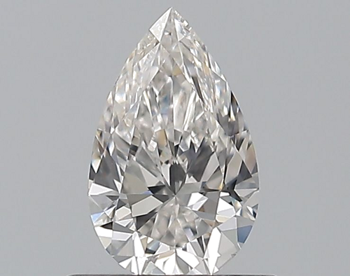 0.55 carat F-VS1 Natūralus Pear Deimantas (1)