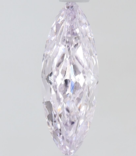 0.55 carat Fancy Light Pinkish Purple-IF Natūralus Marquise Deimantas (1)