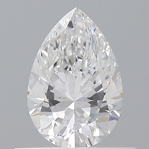 0.5 carat D-VS1 Natūralus Pear Deimantas (1)