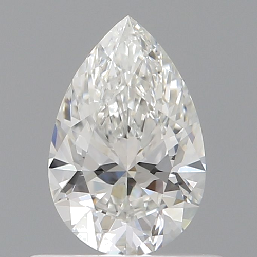0.51 carat G-VVS2 Natūralus Pear Deimantas (1)