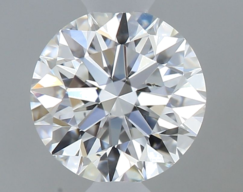 0.5 carat F-SI1 Excellent cut Natūralus Round Deimantas (1)