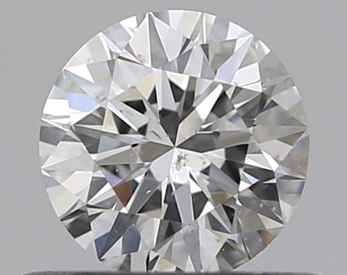 0.42 carat G-SI2 Excellent cut Natūralus Round Deimantas (1)