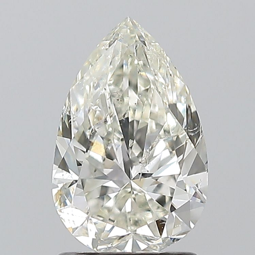 1.5 carat J-SI2 Natūralus Pear Deimantas (1)