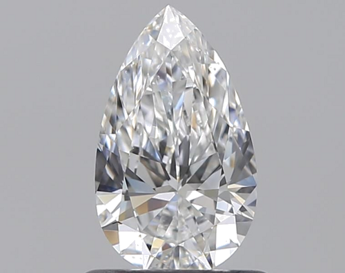 0.7 carat F-SI1 Natūralus Pear Deimantas (1)