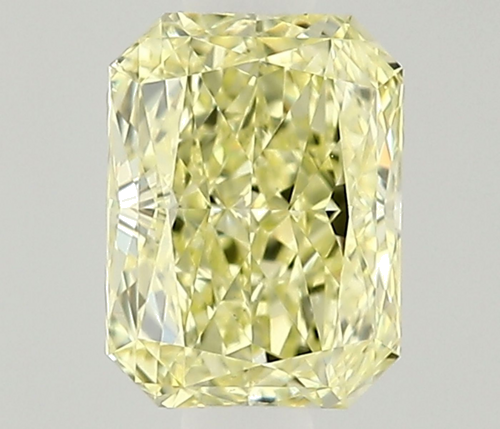 0.5 carat Fancy Light Yellow-VS2 Natūralus Radiant Deimantas (1)