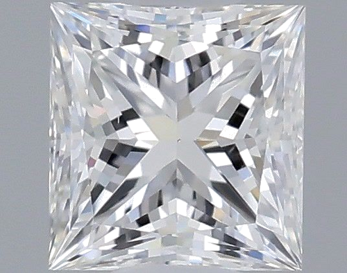0.34 carat F-VS2 Natūralus Princess Deimantas (1)