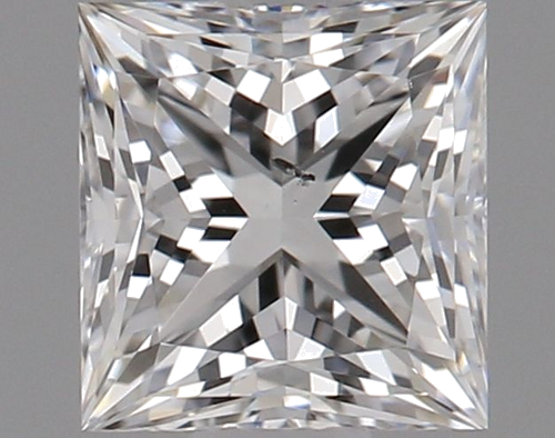 0.53 carat F-SI1 Natūralus Princess Deimantas (1)