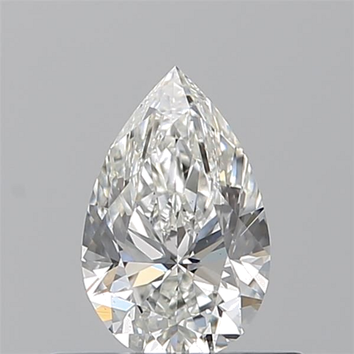 0.5 carat G-VS2 Natūralus Pear Deimantas (1)