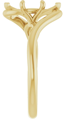 Sužadėtuvių Žiedas „Bypass“ 14k yellow gold Marquise 10.5mm x 5.5mm (4)